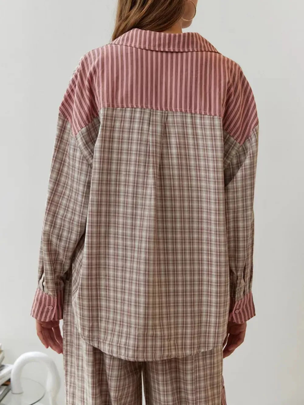 Sophie™ | Pyjama à carreaux deux pièces