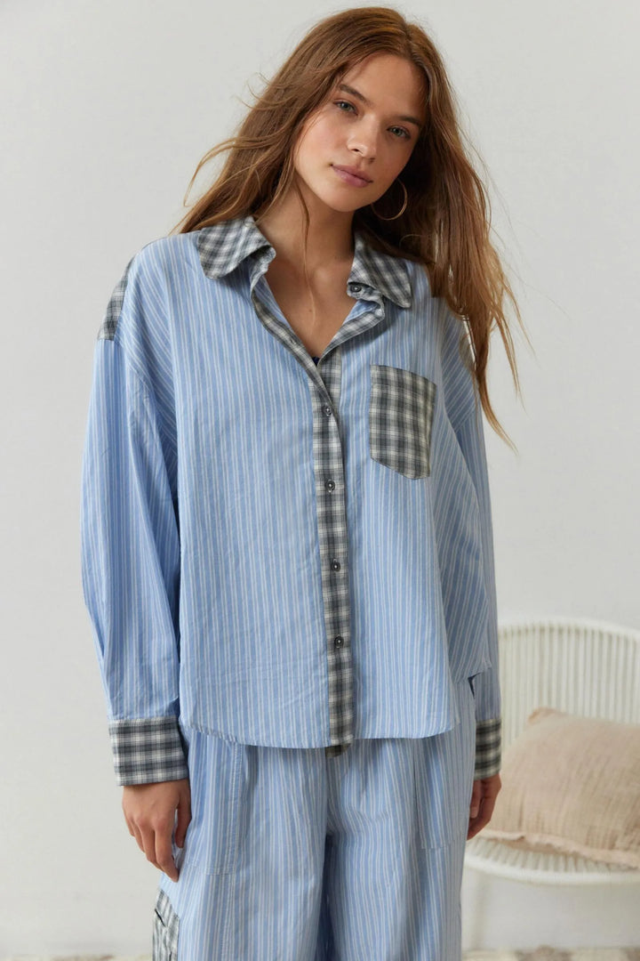 Sophie™ | Pyjama à carreaux deux pièces